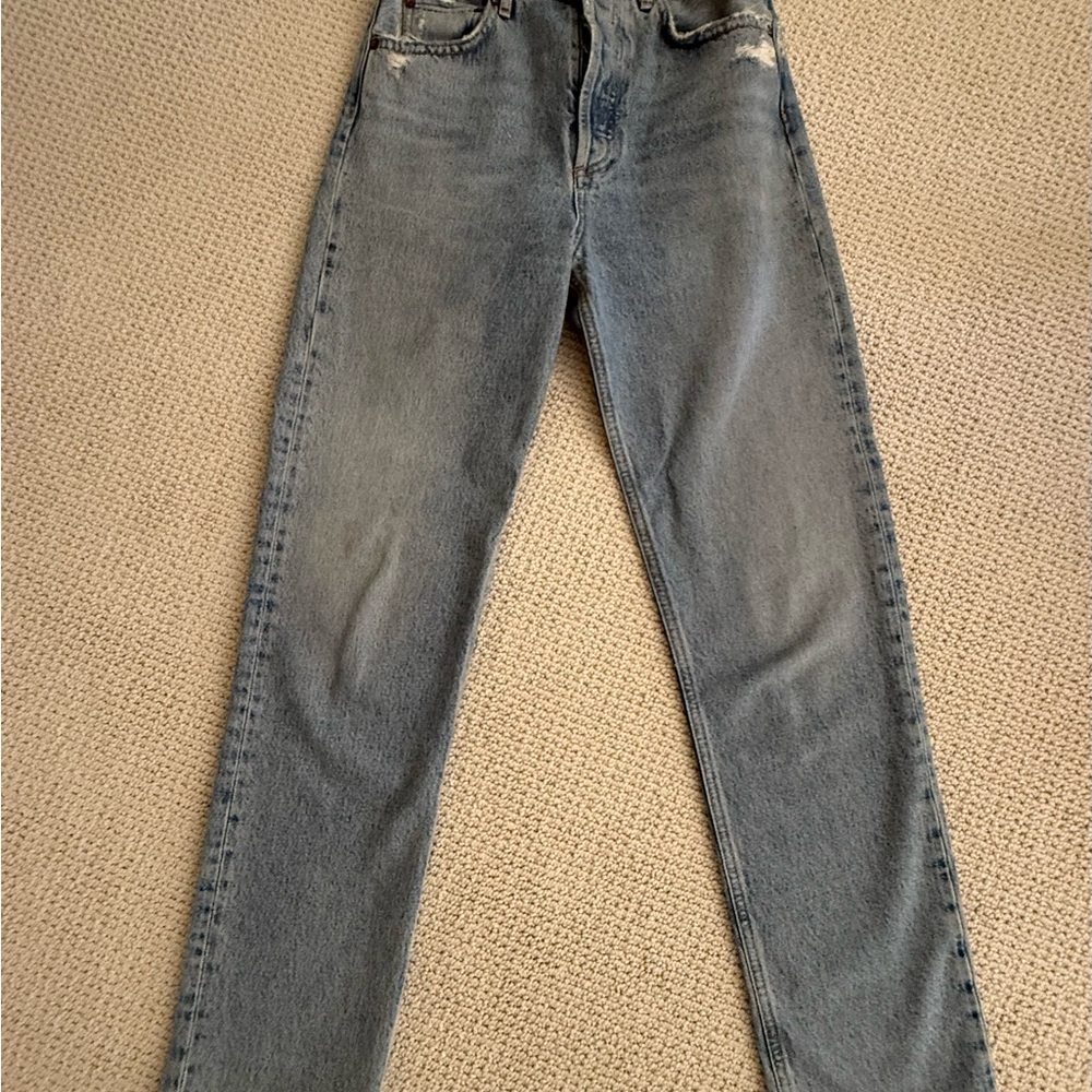 Agolde 90’s Pinch Classic Blue Denim